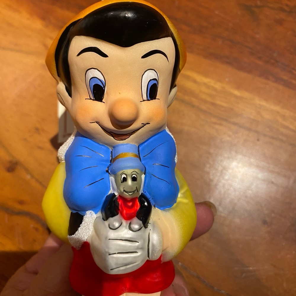 NWT Krebs Glas Lauscha Pinocchio‎ Jiminey Cricket German ornament Walt Disney